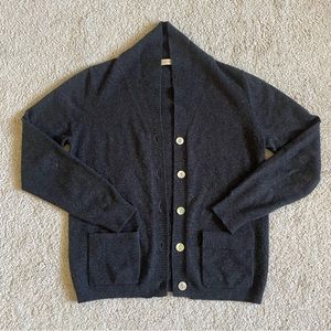 Zynni cashmere cardigan gray size M